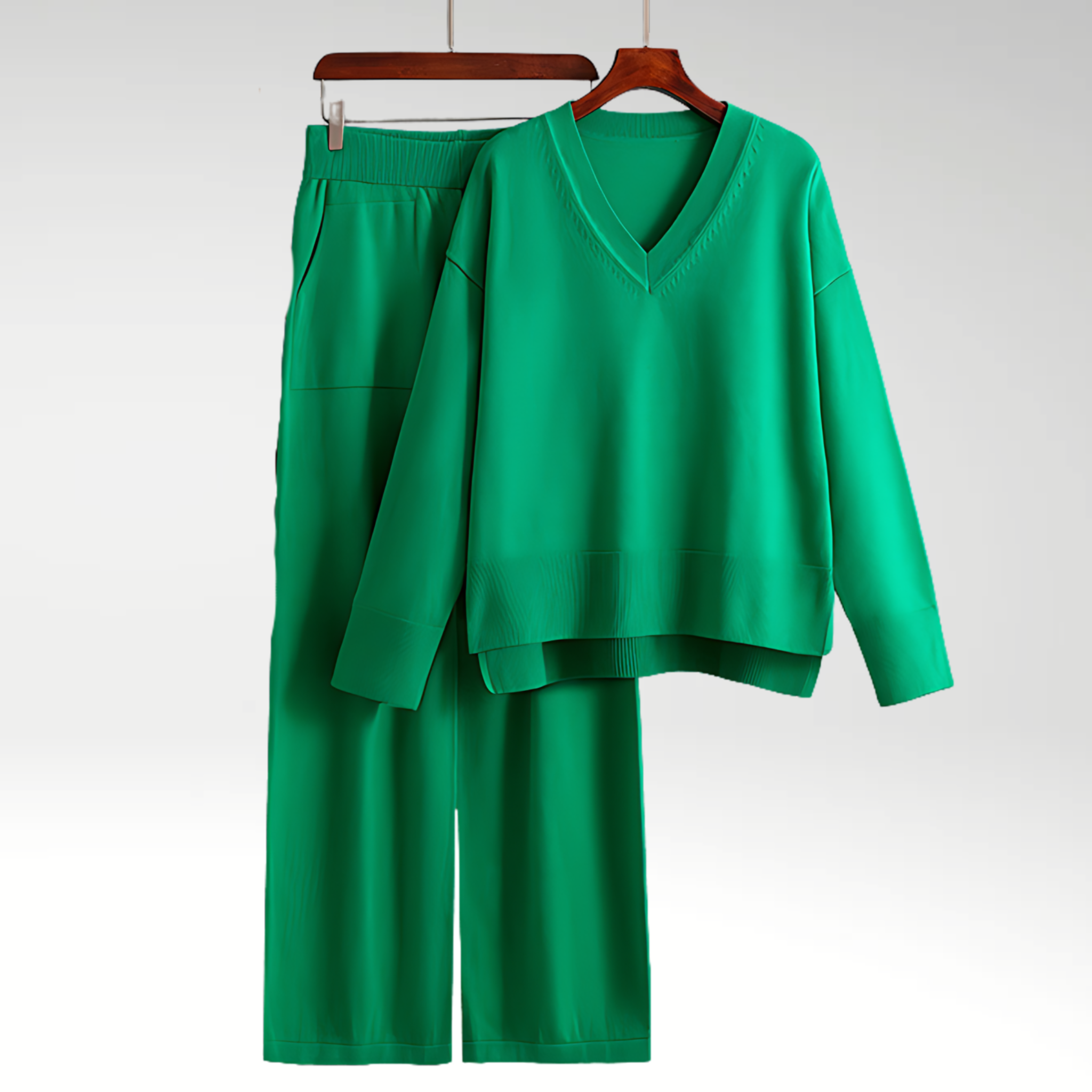 AVA & GRACE VAN™ | Chic V-Neck Set