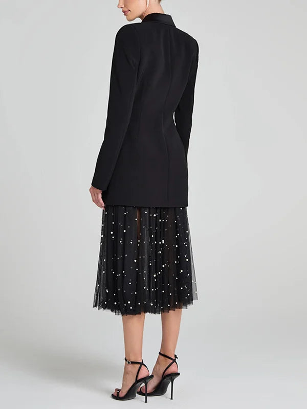 AVA & GRACE VAN™ | Stylish Satin Blazer