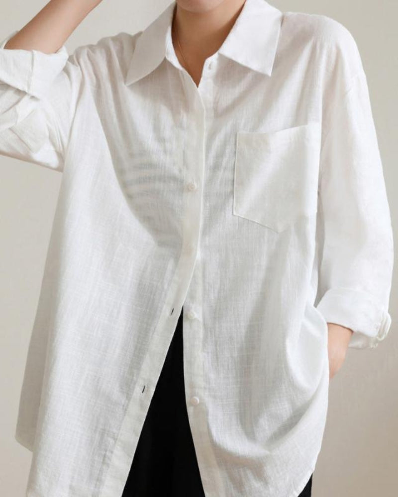 AVA & GRACE VAN™ | Effortless Shirt Dress Blouse