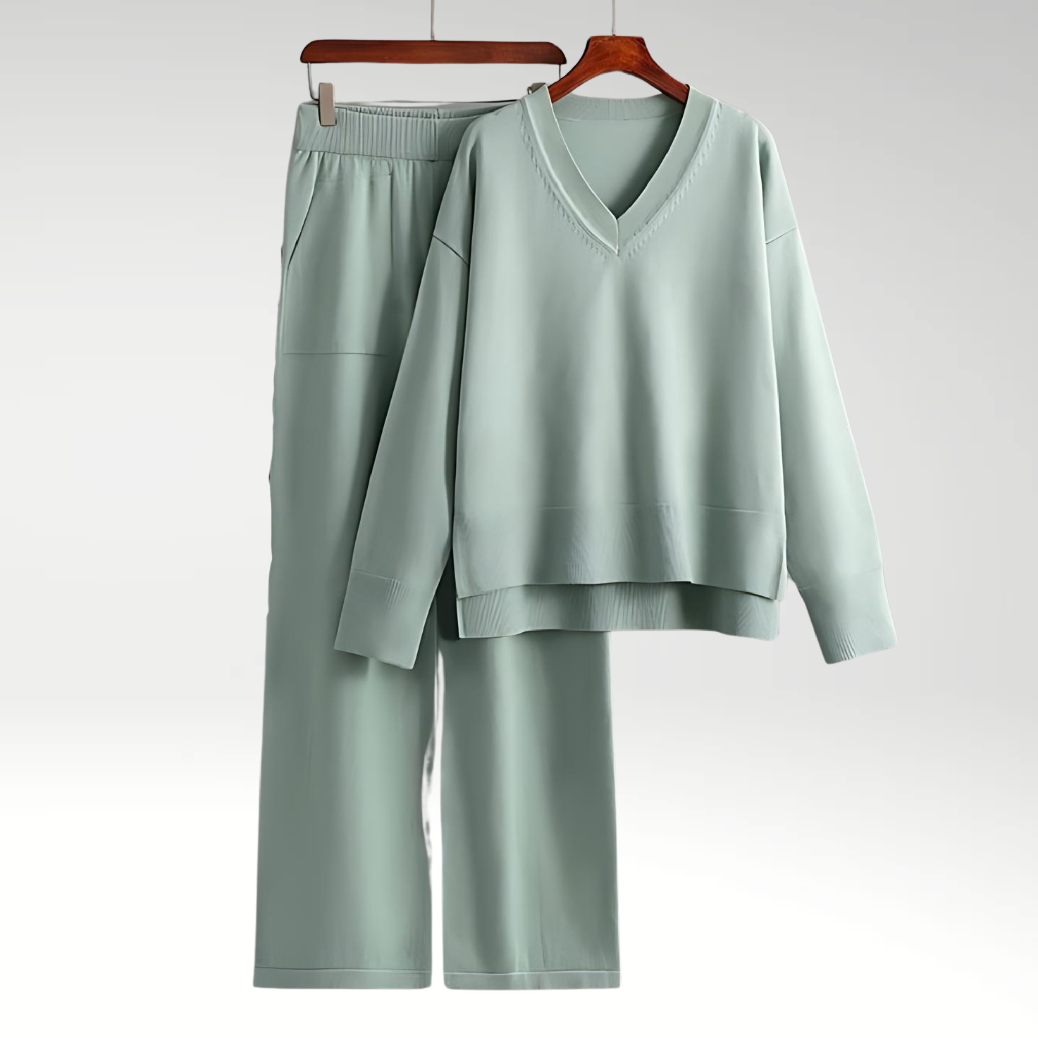 AVA & GRACE VAN™ | Chic V-Neck Set