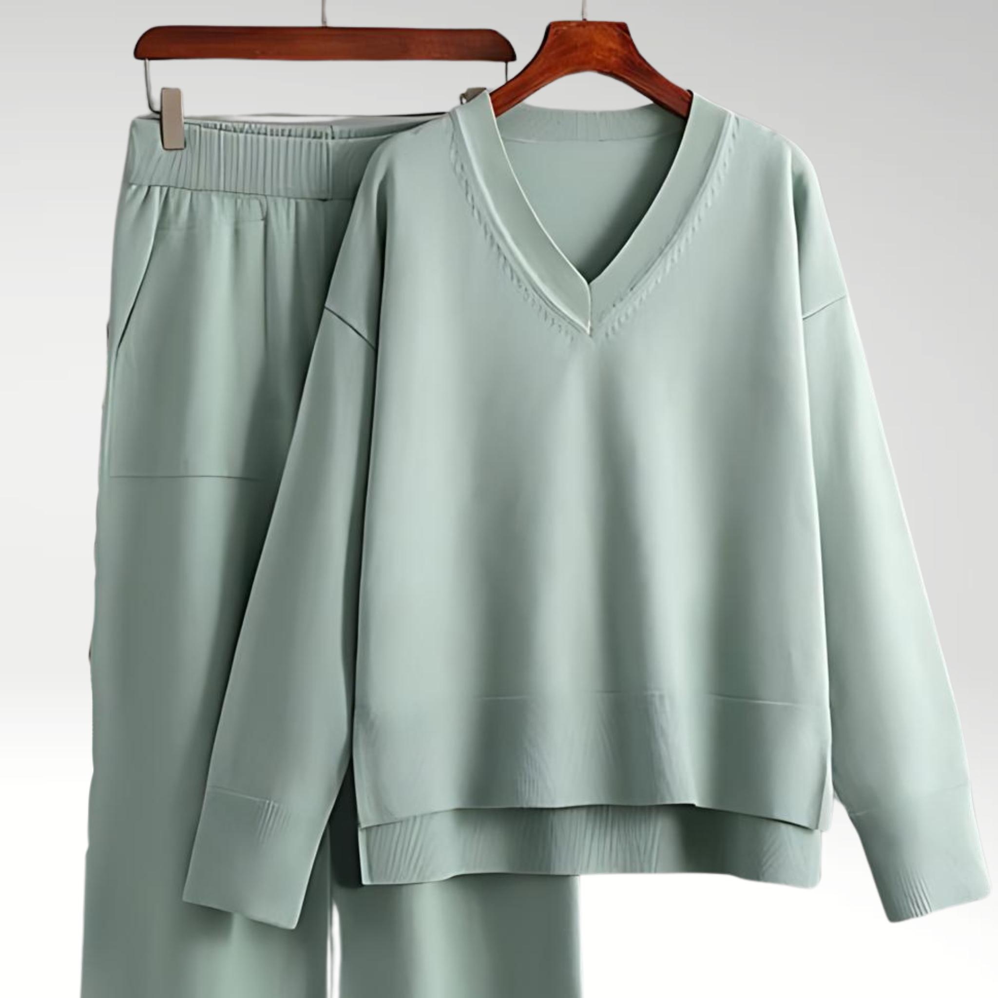 AVA & GRACE VAN™ | Chic V-Neck Set