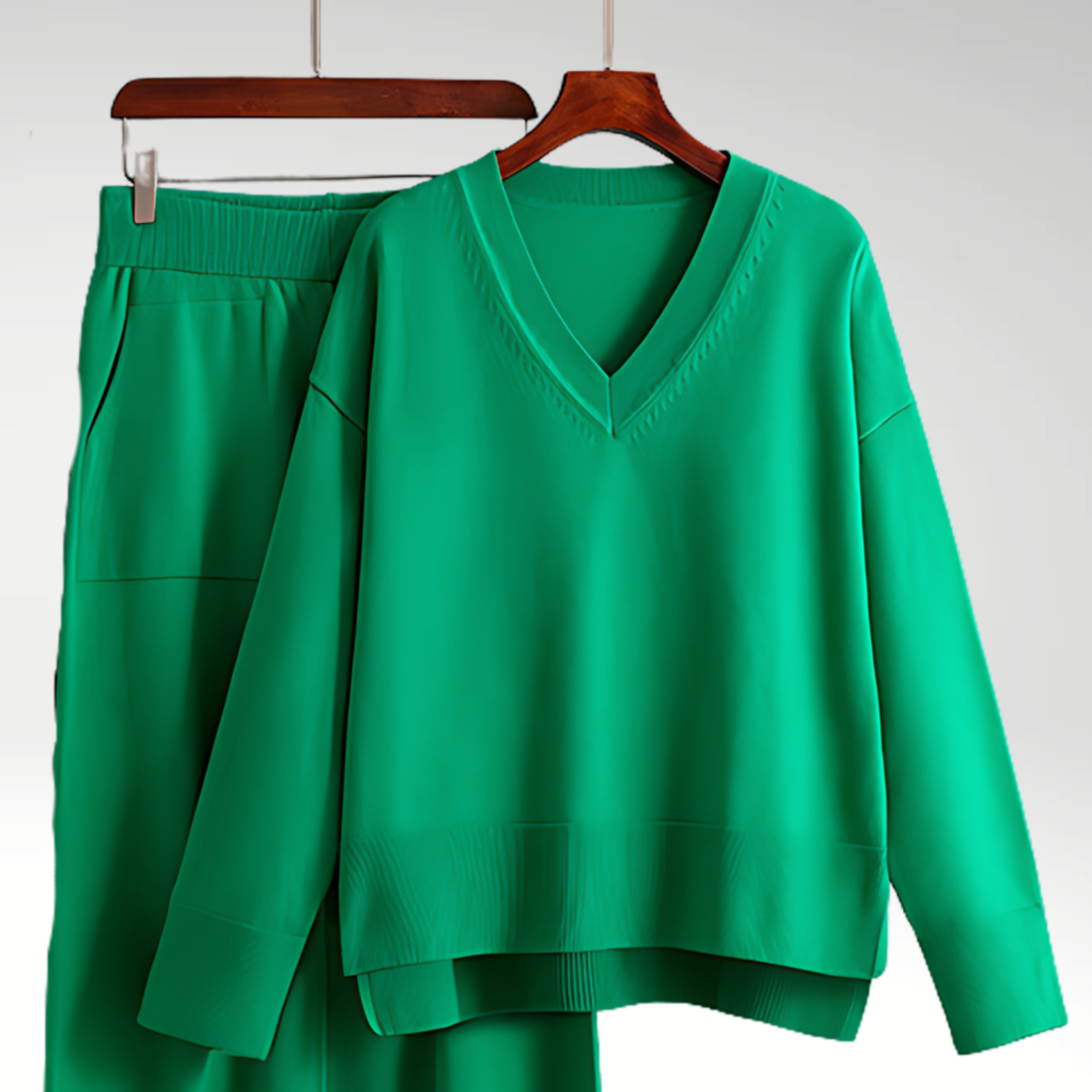 AVA & GRACE VAN™ | Chic V-Neck Set