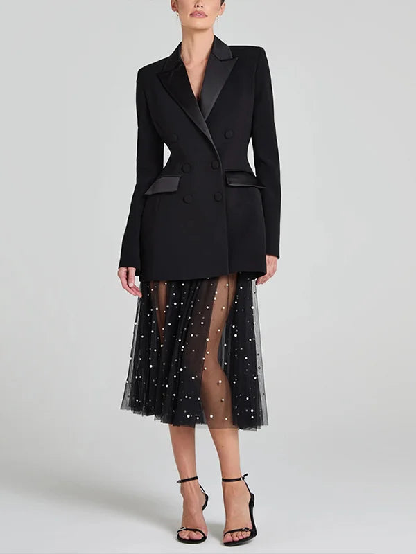 AVA & GRACE VAN™ | Stylish Satin Blazer