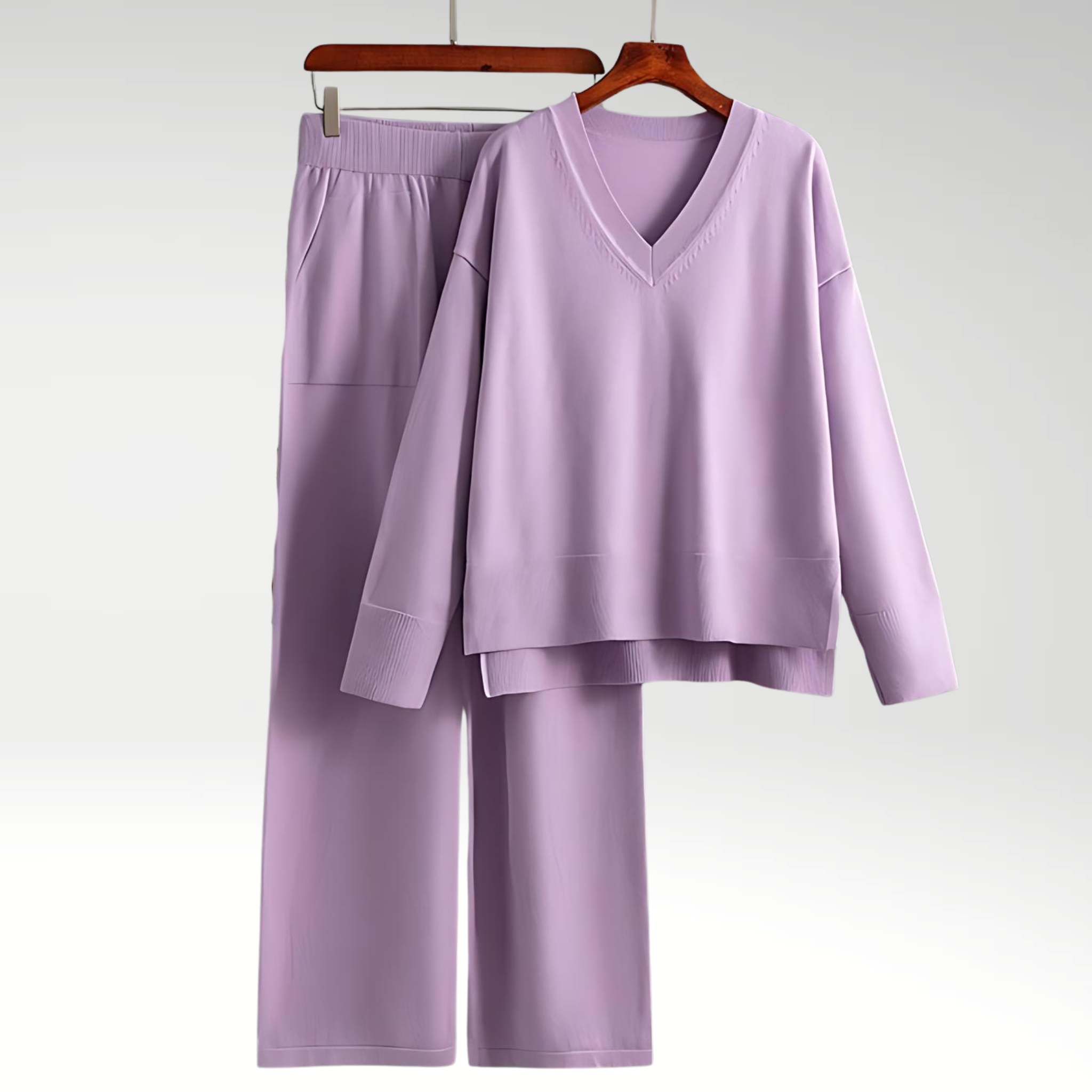 AVA & GRACE VAN™ | Chic V-Neck Set